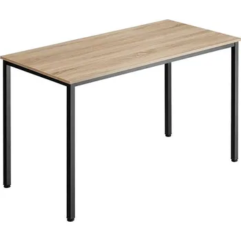 Psací stůl Tectake Psací stůl Vanport 120×60×75,5cm, Industrial světlé dřevo, dub Sonoma