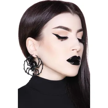 Náušnice náušnice KILLSTAR - Deadly Hoop - Black