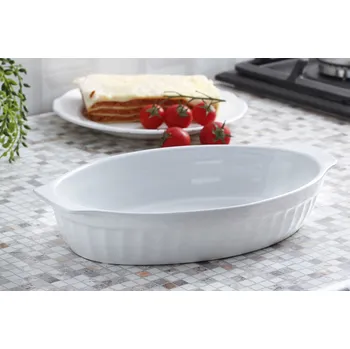 GUARDINI White Ovale 1,3 l bílá - keramická zapékací miska