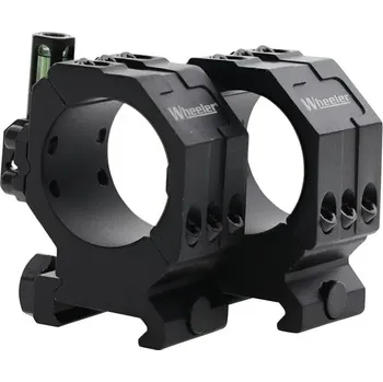 Puškohled Wheeler Engineering Montážní kroužky Picatinny s integrovanou libelou – 30mm, vysoké