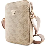 Taška Guess PU 4G Triangle Logo 8", růžová