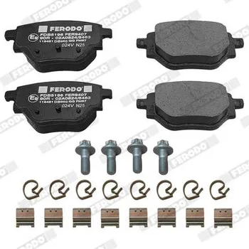 Brzdová destička Sada brzdových destiček, kotoučová brzda FERODO FDB5196