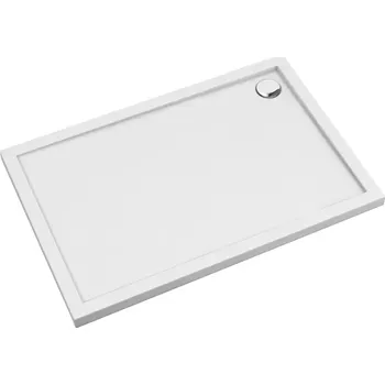 Sprchová vanička OMNIRES - MERTON akrylátová sprchová vanička obdélníková, 90 x 100 cm bílá lesk /BP/ MERTON90/100/PBP