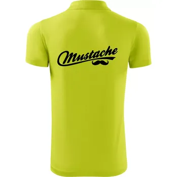Pánská košile Mustache - nápis - Polokošile Victory sportovní (dresovina) - XL ( Limetková )