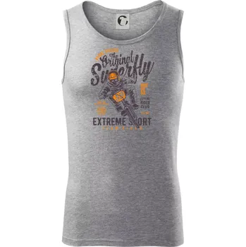 Pedal Pusher - Tílko pánské Core - M ( Tmavě šedý melír )