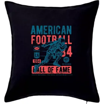 Polštář American Football plakát - Polštář 50x50 - 50x50 - Pouze potah ( Černá )