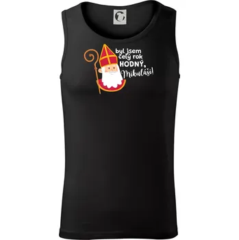 Byl jsem celý rok hodný, Mikuláši! - Tílko pánské Core - L ( Černá )