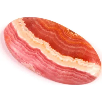Korálek Kabošon Rhodochrosite č.389 (41x22x5mm)