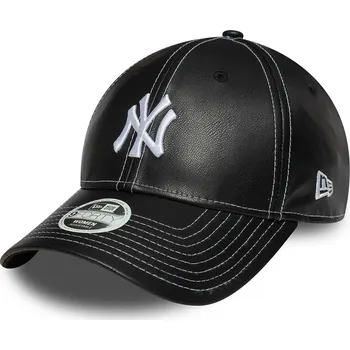 Kšiltovka kšiltovka New Era 9FO Topstitch MLB New York Yankees - Black/White one size