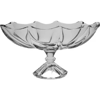 Ovocný stroj / Křišťálový pevný podnos na sušenky a ovoce BOHEMIA CALYPSO