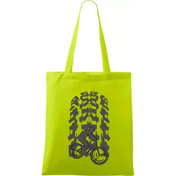 Pneumatika MTB - Taška bavlněná - 42 x 38 cm ( Limetková )