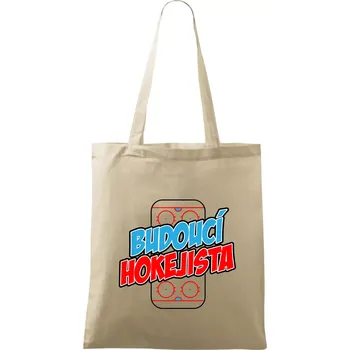 Budoucí hokejista - Taška bavlněná - 42 x 38 cm ( Naturální )