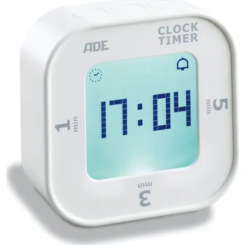 Kuchyňská minutka ADE Clock Timer biały - kuchyňská minutka s magnetem