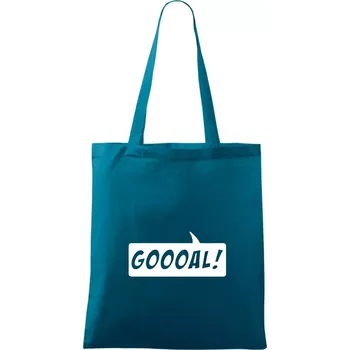 Goooal - Taška bavlněná - 42 x 38 cm ( Petrolejová )