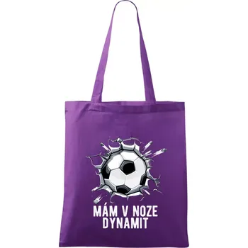 Mám v noze dynamit - Taška bavlněná - 42 x 38 cm ( Fialová )