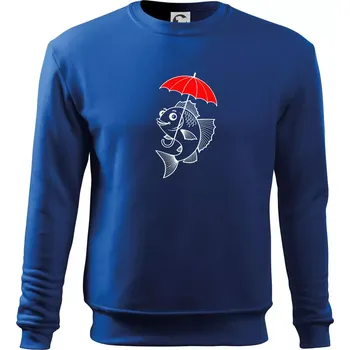 Ryba s deštníkem - Mikina Essential dětská - 146 cm/10 let ( Královská modrá )