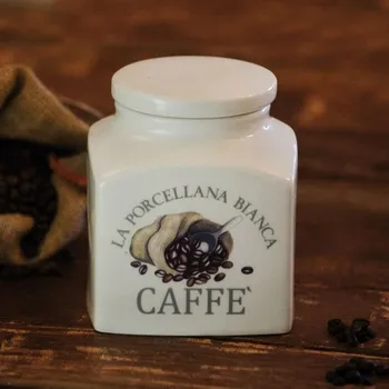 Dóza na potraviny LA PORCELLANA BIANCA Conserva 1 l - porcelánová nádoba na kávu