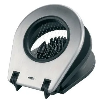 Kráječ zeleniny GEFU Duo černý - plastový kráječ na vajíčka