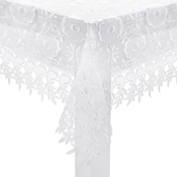ubrus Polyesterový ubrus na stůl JEDEKA KALIPSO bílý 140 x 220 cm
