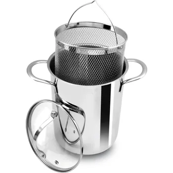 Hrnec Nerezový hrnec na chřest s víkem a sítkem ASPARAGUS 4 l