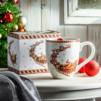 Vánoční hrnek DUO SANTA ON SLEIGH 1000 ml