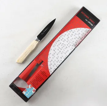 Kuchyňský nůž SATAKE Black Ash 9 cm - nůž na zeleninu a ovoce z nerezové oceli