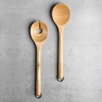 Příbor KITCHENAID Coreline Brich 2 ks. - dřevěné lžíce / příbory na salát