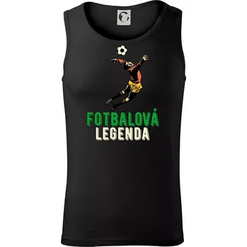 Fotbalová legenda brankář - Tílko pánské Core - L ( Černá )