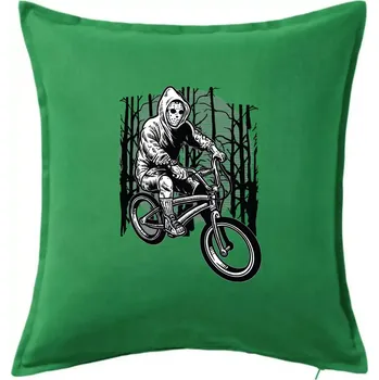 Polštář Ride Bike To Kill - Polštář 50x50 - 50x50 - Pouze potah ( Středně zelená )