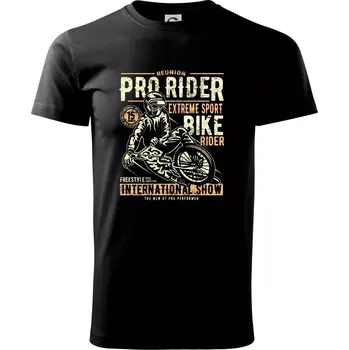 Pánské tričko Pro Rider - Triko extra velké (5-8XL) - 8XL ( Černá )