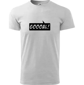 Goooal - Triko extra velké (5-8XL) - 6XL ( Světlešedý Melír )