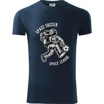 Pánská móda Vesmírný fotbalista - Viper FIT - Pánské zůžené tričko - M ( Námořní modrá (velmi tmavá - téměř černá) )