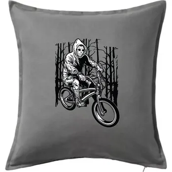 Polštář Ride Bike To Kill - Polštář 50x50 - 50x50 - Pouze potah ( Tmavě šedý melír )