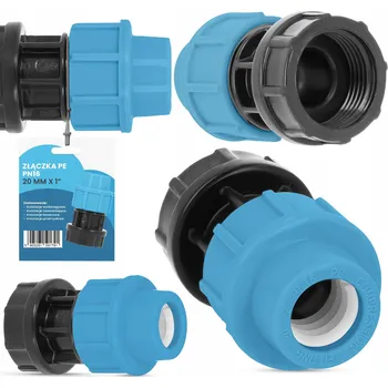 Vodovodní potrubí Vodovodní spojka tvarovka PE PN16 20x1" VNITŘNÍ ZÁVIT