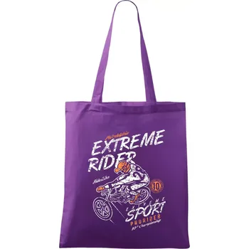 Extreme Rider - Taška bavlněná - 42 x 38 cm ( Fialová )