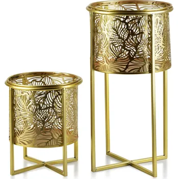 Obal na květináč Květináče / Kovové květináče na stojanu MONDEX SWEN 2 ks.