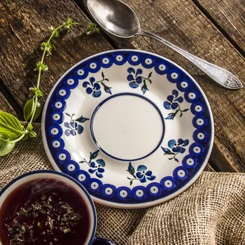Talíř Keramický talíř / podšálek Bolesławiec 19 cm - dek. 890