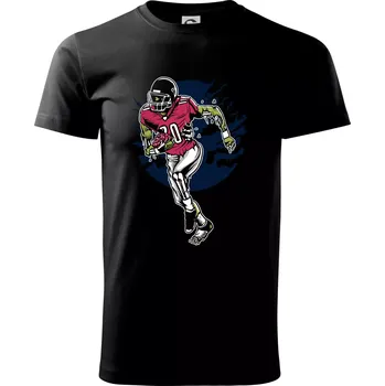 Pánské tričko Zombie Football - Triko extra velké (5-8XL) - 7XL ( Černá )
