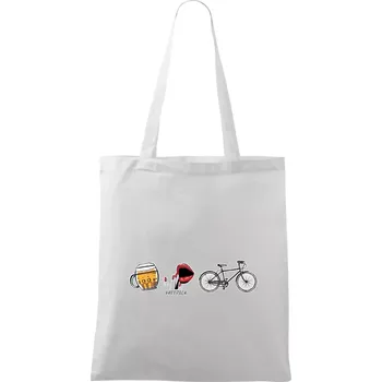 Hattrick kolo - Taška bavlněná - 42 x 38 cm ( Bílá )