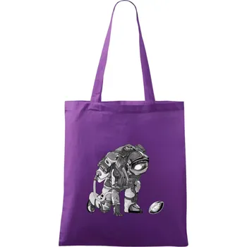 Americký fotbal astronaut - Taška bavlněná - 42 x 38 cm ( Fialová )