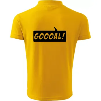 Pánská košile Goooal - Polokošile pánská Pique Polo 203 - 2XL ( Žlutá )