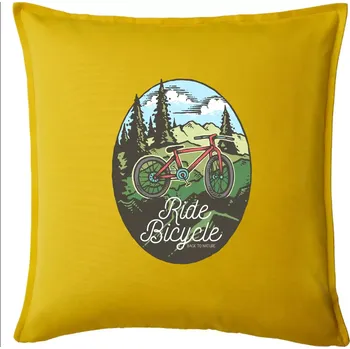 Polštář Ride Bicycle Nature - Polštář 50x50 - 50x50 - Pouze potah ( Žlutá )