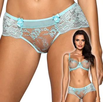 Kalhotky MODRÉ KRAJKOVÉ KALHOTKY M V-10133