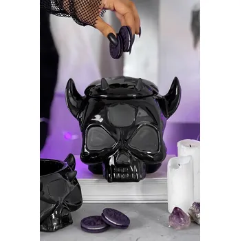 Krabice na pečivo dekorace (dóza) KILLSTAR - Ashmedai - Black