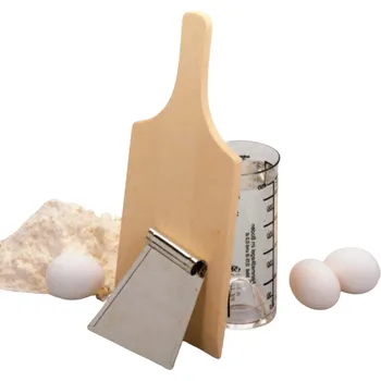 Pasírovač Nerezová škrabka na nudle s prkénkem NOODLE SET