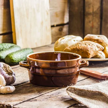 Hrnec Kameninová nádoba na sádlo KRYSTYNKA SMALCZYK BRONZE 0,6 l