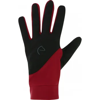 Jezdecké rukavice EQUITHÈME Rukavice jezdecké Knit Equithème, plum XL