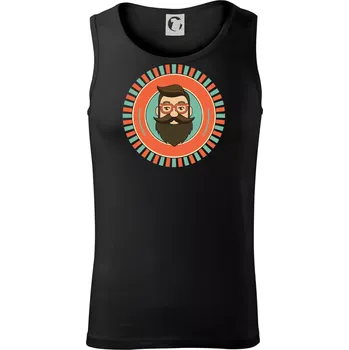 Plnovous v kruhu - Tílko pánské Core - M ( Černá )