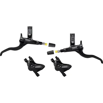 Brzda na kolo brzda kotoučová SHIMANO Deore MT420 čtyřpístková p+z (1000+1850 mm) komplet bez kot.(p+z J-kit) Barva: černá