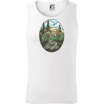 Ride Bicycle Nature - Tílko pánské Core - M ( Bílá )